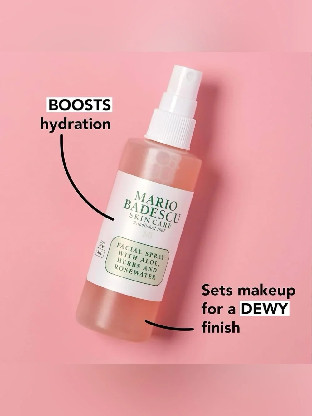 MARIO BADESCU • 2 oz • aloe herbs rosewater facial / setting spray new in box